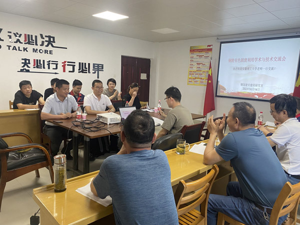 安徽理工大學(xué)到建材研究室調(diào)研