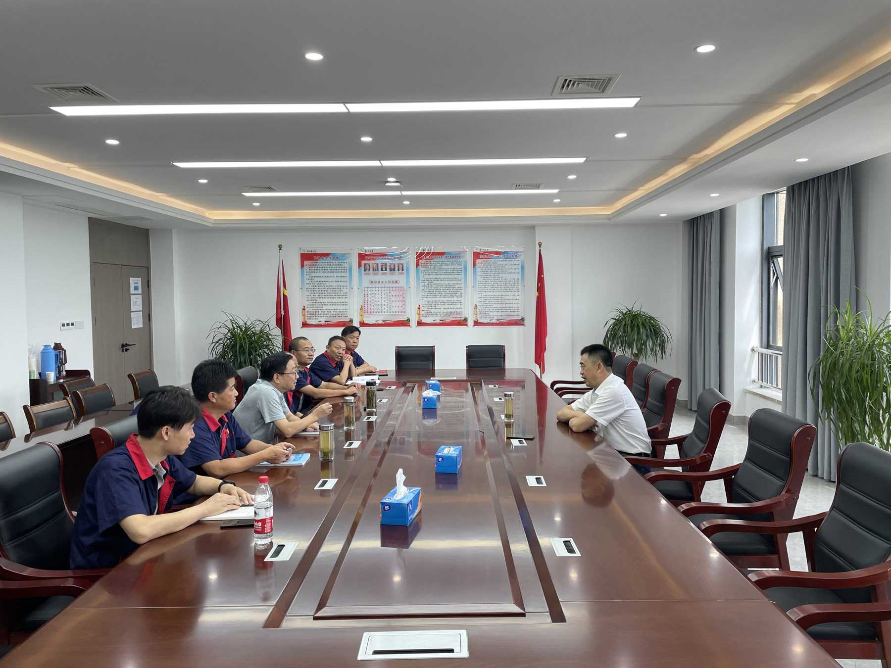 集團(tuán)公司黨委委員、總工程師周俊到公司調(diào)研 