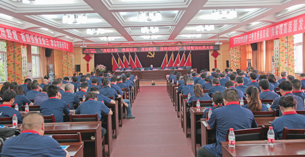 公司召開“違規(guī)決策、違規(guī)投資、違規(guī)擔(dān)保、違規(guī)招投標”專項整治動員大會