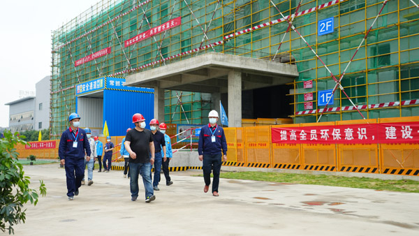 銅箔二期主廠房項目標(biāo)準(zhǔn)化工地順利通過驗收 銅箔二期主廠房項目標(biāo)準(zhǔn)化工地順利通過驗收