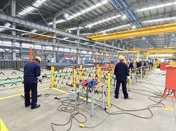 公司舉辦電焊工、電工技術(shù)比武